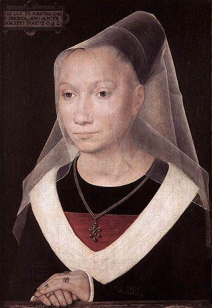 Hans Memling Portrait of a Young Woman China oil painting art